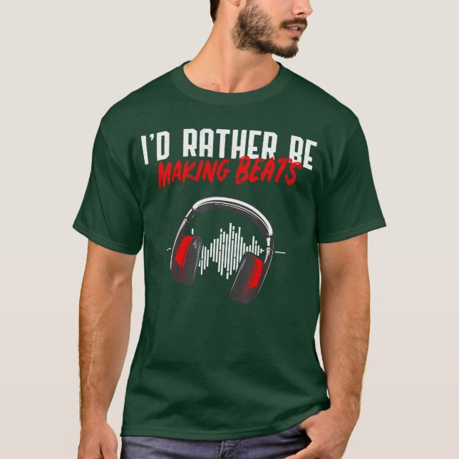Camiseta Eu Preferiria Estar Fazendo Beats Criadores de Bea (Frente)