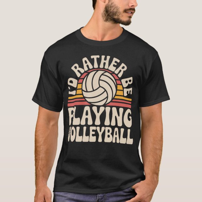 Camiseta Eu Preferiria Estar Jogando (Frente)