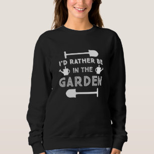 Camiseta Eu Preferiria estar no Jardim