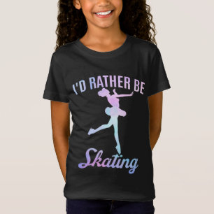 Camiseta Eu Preferiria Estar Patinando