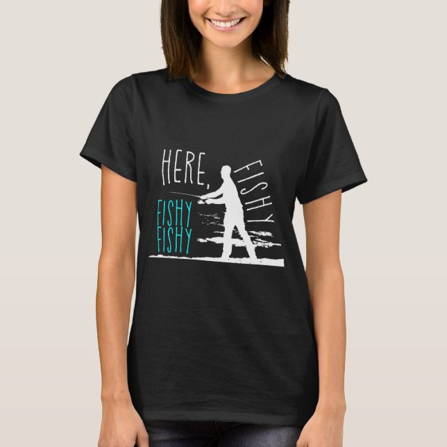 Camiseta Eu Preferiria Estar Pescando (Frente)