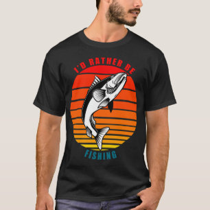 Camiseta Eu Preferiria Estar Pescando