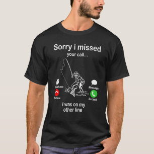 Camiseta Eu Preferiria Estar Pescando Do Que Falando Com Vo