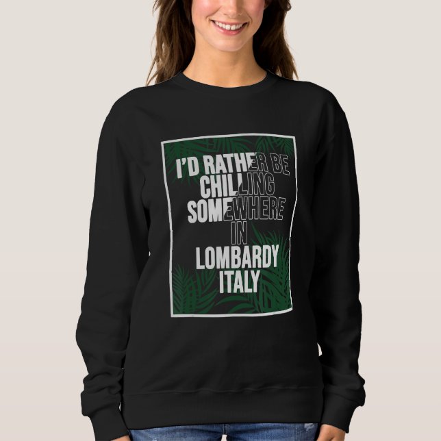 Camiseta Eu Preferiria Estar Relaxando em Algum Lugar na Lo (Frente)