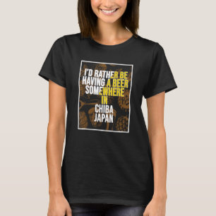 Camiseta Eu Preferiria Estar Tomando Uma Cerveja Em Algum L