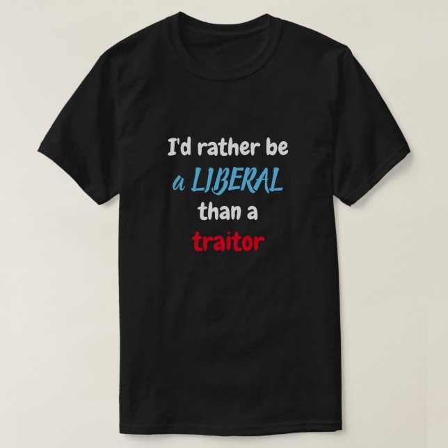 Camiseta Eu preferiria ser liberal (Frente do Design)