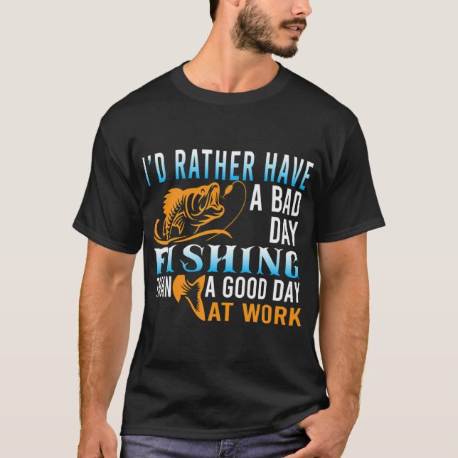 Camiseta Eu Preferiria Ter Um Dia Ruim (Frente)