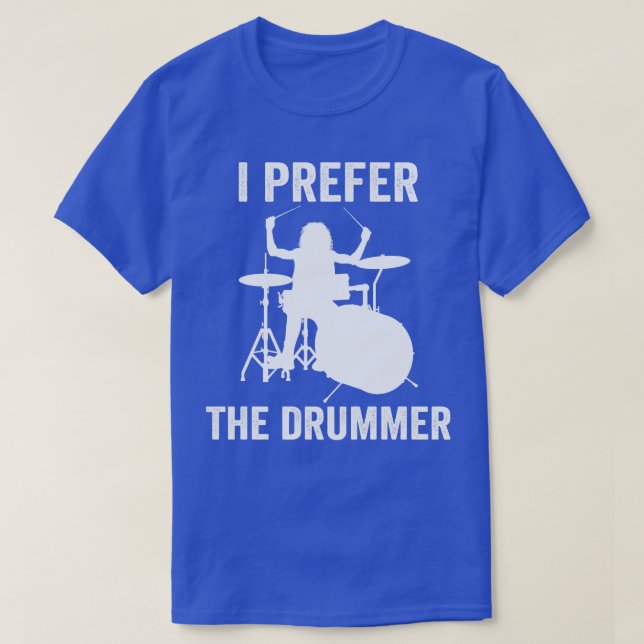 Camiseta Eu prefiro o concerto de bateristas 1 (Frente do Design)