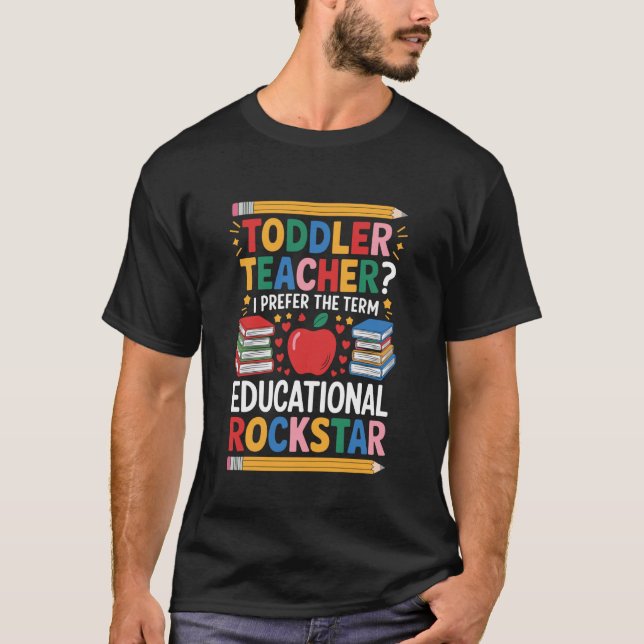 Camiseta Eu Prefiro O Termo Astro do Rock Educacional, Crec (Frente)