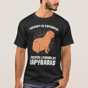 Camiseta Eu prefiro olhar para capybaras capybara