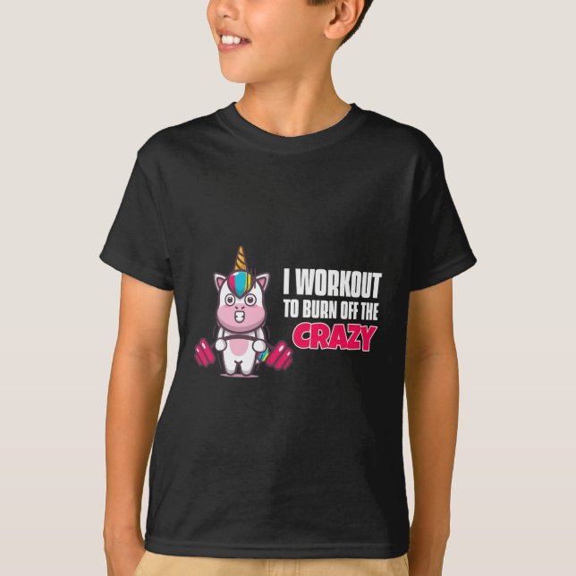 Camiseta Eu Preparei Queimar A Louca - Engraçado Unicórnio (Frente)