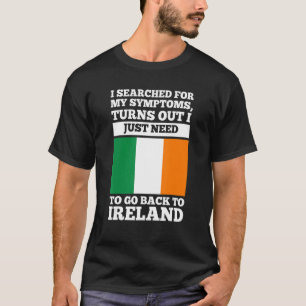 Camiseta Eu procurei pelos meus sintomas raízes irlandesas