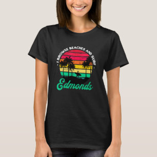 Camiseta Eu Procuro Praias E Edmonds Surfs Navegando Lavand