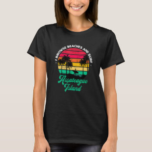 Camiseta Eu Procuro Praias E Surf Ilha Assateague Surfin