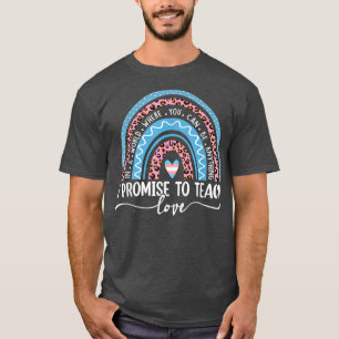 Camiseta Eu Prometo Ensinar Orgulho LGBT-Q Ao Amor Orgulho