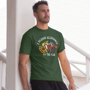 Camiseta Eu prometo fidelidade ao Gráfico de Futebol da Ban