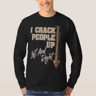 Camiseta Eu Quebro as Pessoas Quiropraxista  Ocupação Quiro