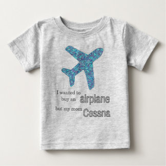 Camiseta "Eu Queria Comprar Um Avião..." Avião