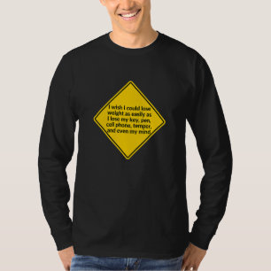 Camiseta Eu Queria Poder Pesar Perder