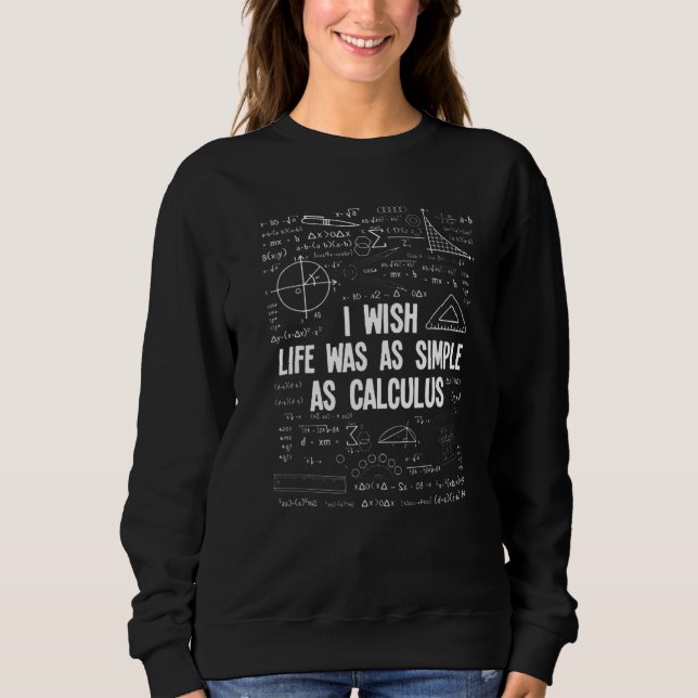 Camiseta Eu Queria Que A Vida Fosse Tão Simples Como Calcul (Frente)