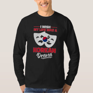 Camiseta Eu Queria Que Minha Vida Fosse Um Drama Coreano K 
