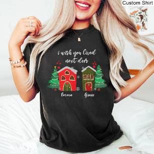 Camiseta Eu Queria Que Você Viesse Ao Lado Natal memoráve