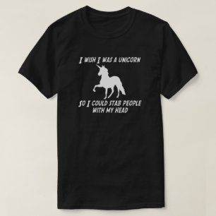CAMISETA EU QUERIA SER UNICORN PARA QUE EU PUDESSE FAZER PE