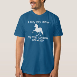 CAMISETA EU QUERIA SER UNICORN PARA QUE EU PUDESSE FAZER PE