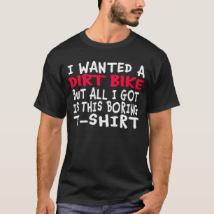 Camiseta Eu queria uma bicicleta de saia, mas tudo que eu t