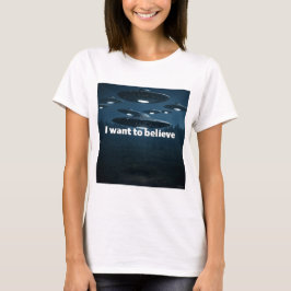 Camiseta Eu quero acreditar
