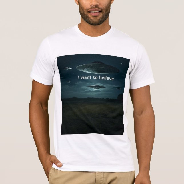 Camiseta Eu quero acreditar (Frente)