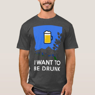 Camiseta Eu quero acreditar em álcool e cerveja do Funs