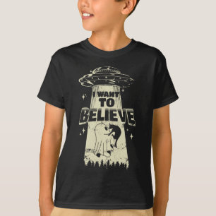 Camiseta Eu Quero Acreditar - Gato Engraçado É Sequestrado
