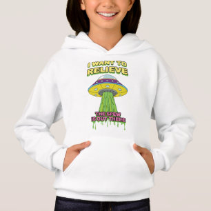 Camiseta Eu Quero Aliviar - OVNI Engraçado - Puxar Humor