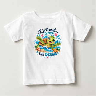 Camiseta Eu Quero Apenas Abraçar o Oceano