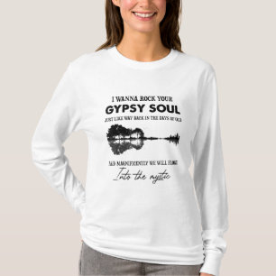 Camiseta Eu Quero Balançar Seu Violão De Hippie De Alma Cig