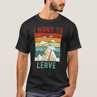 Camiseta Eu Quero Deixar A Alienígena Para Lover