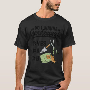 Camiseta Eu Quero Jardim Abc Jardim Mamãe Plantas Jardim