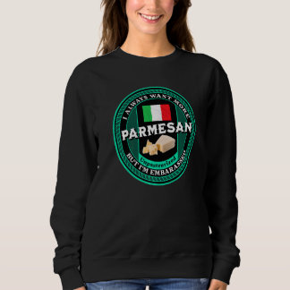 Camiseta Eu quero mais parmesão, mas estou envergonhado diz