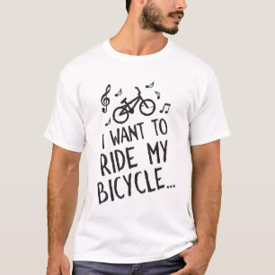 Camiseta Eu quero montar minha bicicleta