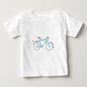Camiseta Eu quero montar minha bicicleta