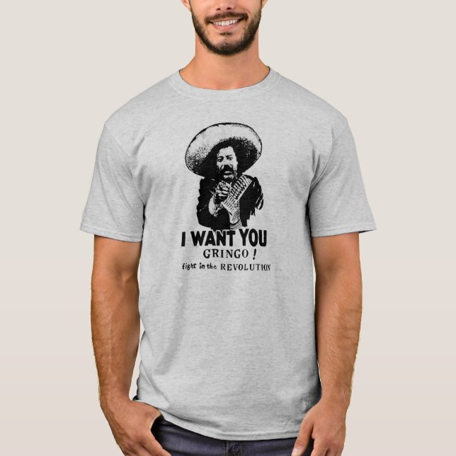 Camiseta Eu quero-o Gringo (Frente)