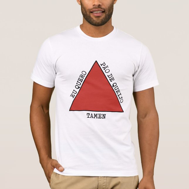 Camiseta Eu quero pão de queijo tamen (Frente)