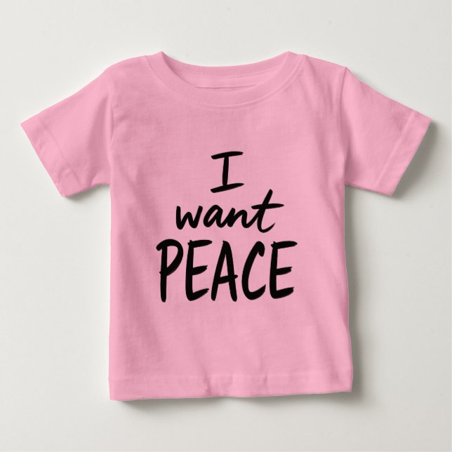 Camiseta “Eu Quero Paz” (Frente)