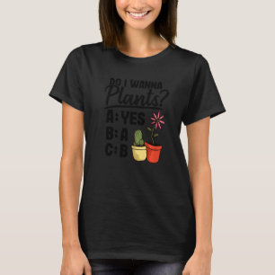 Camiseta Eu Quero Plantas Suculentas Planta Papai Cacto Mo