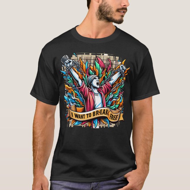 Camiseta Eu Quero Quebrar Gratuito (Frente)