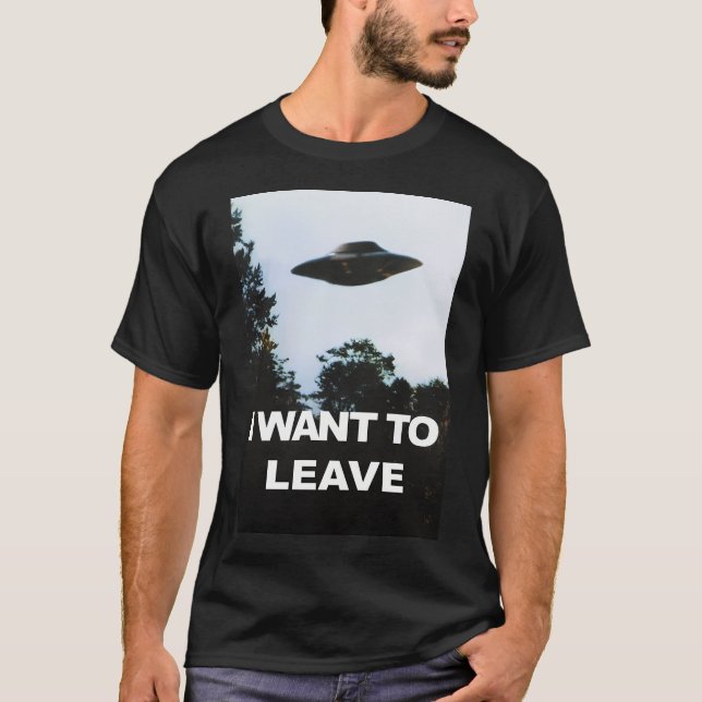 Camiseta Eu Quero Sair (Frente)