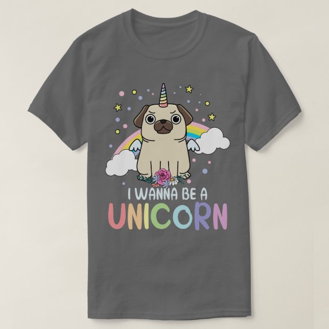 Camiseta Eu quero ser um presente mágico de cachimbo do Uni (Frente do Design)