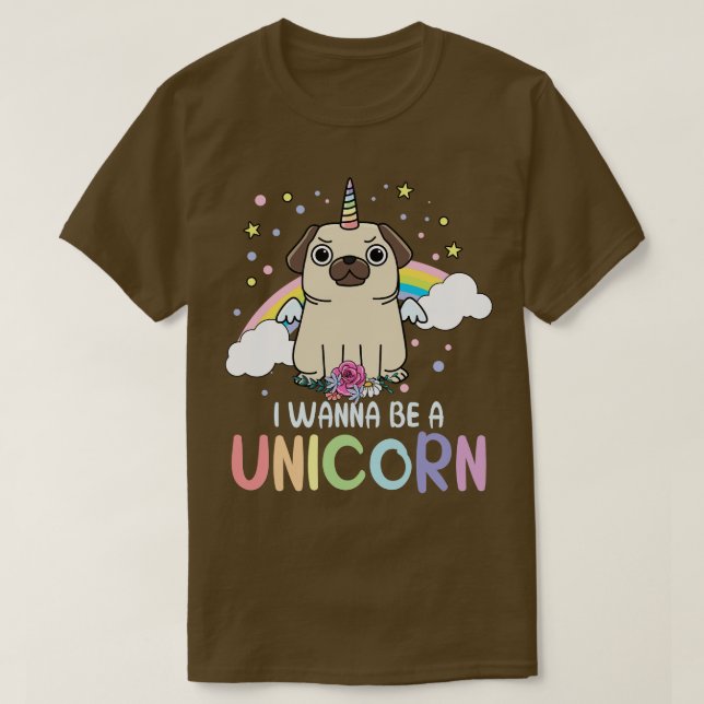 Camiseta Eu quero ser um presente mágico de cachimbo do Uni (Frente do Design)
