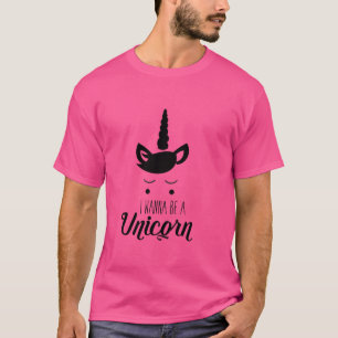 Camiseta Eu quero ser um unicórnio